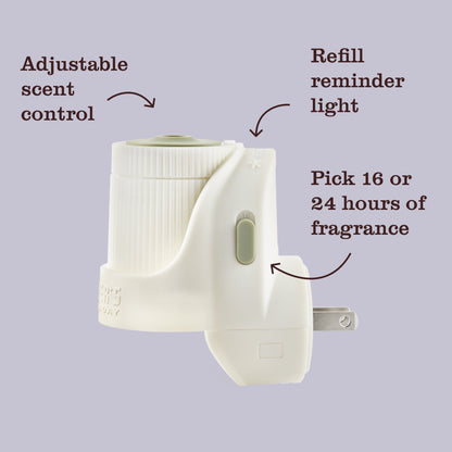 Elderberry Plug In Scented Oil Warmer With Refill